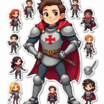 Pop Culture Parodies - Sticker Sheet v13